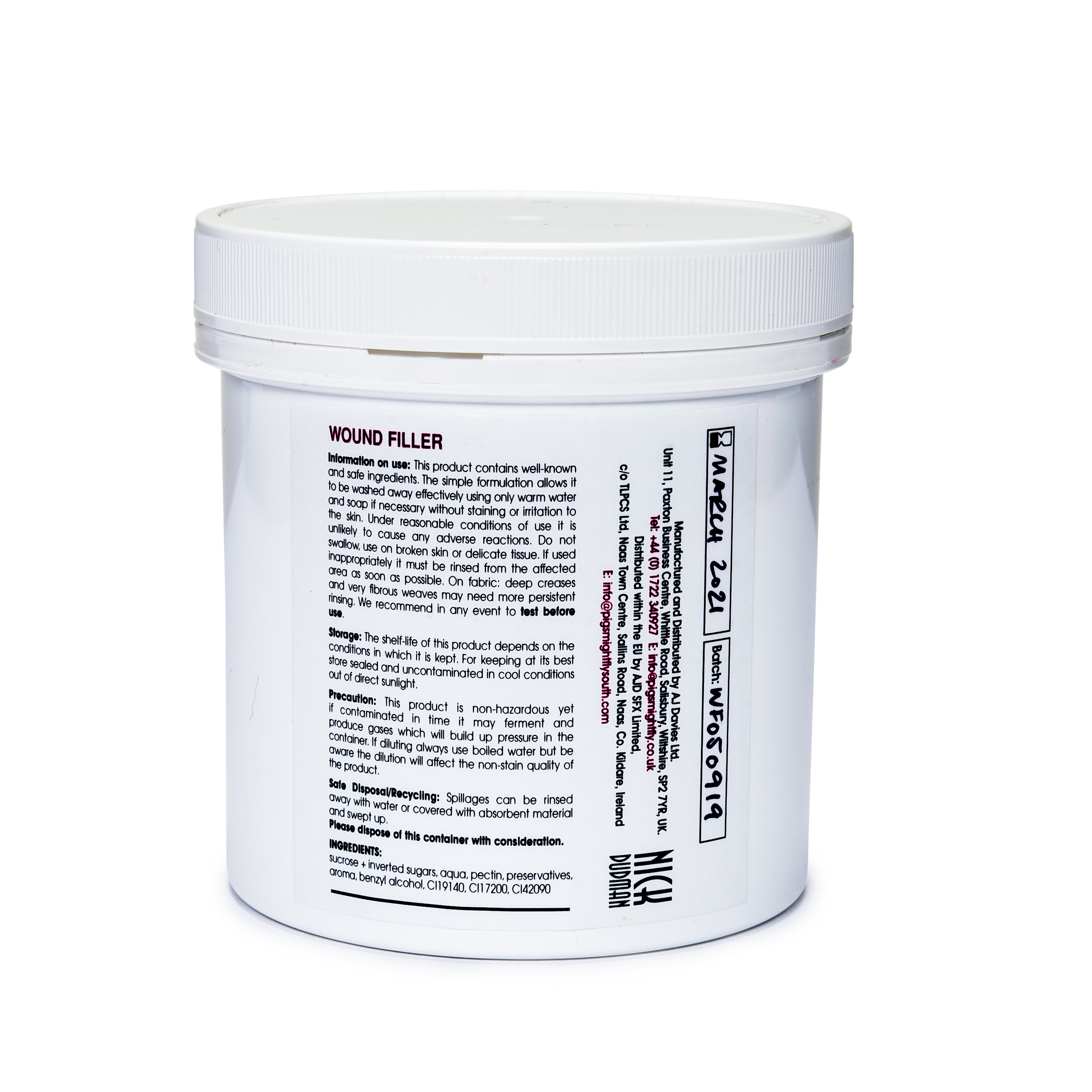 Artificial Blood PMFS Wound Filler, 250ml - Pigs Might Fly South