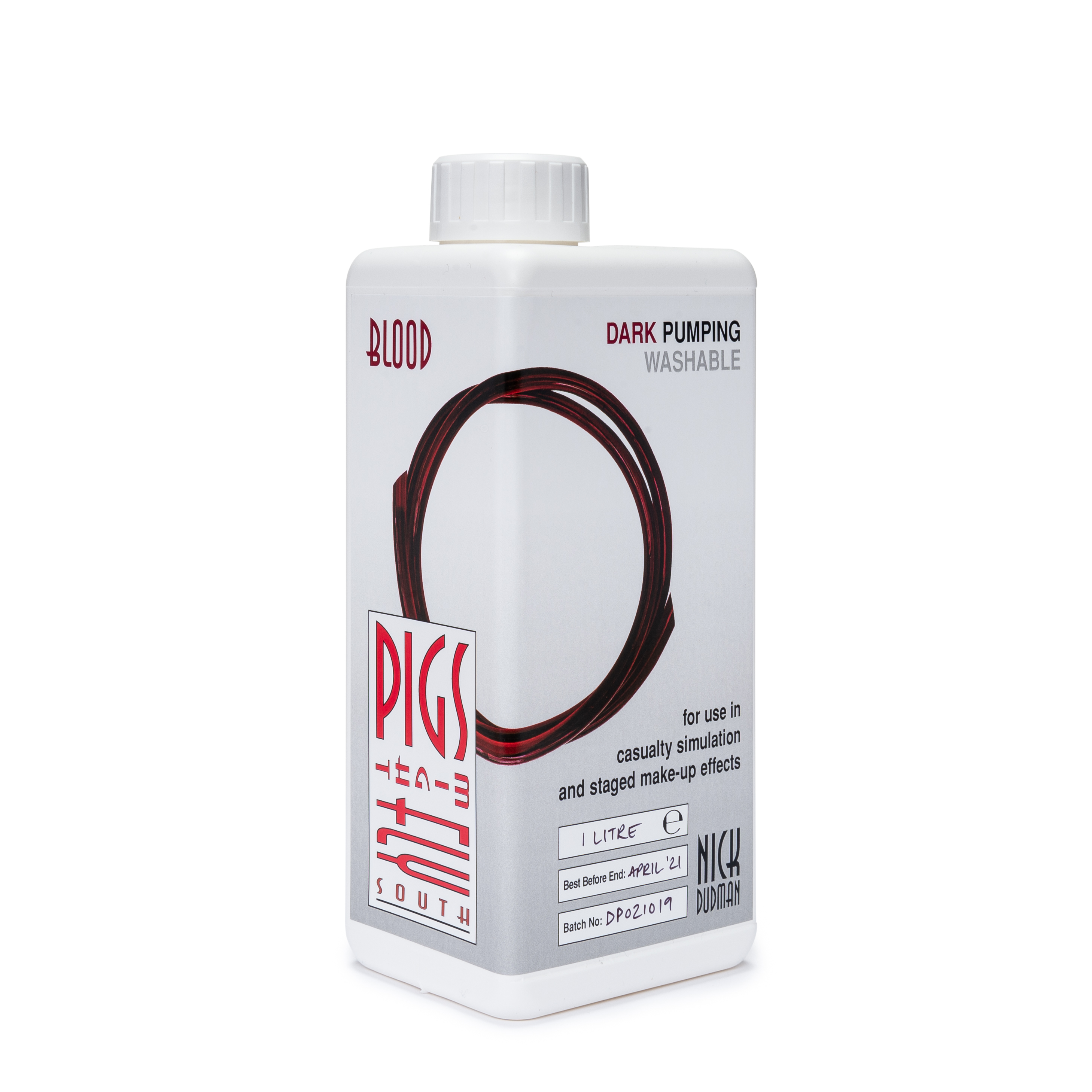 Artificial blood PMFS Dark Pumping blood, 1 litre Pigs Might Fly South