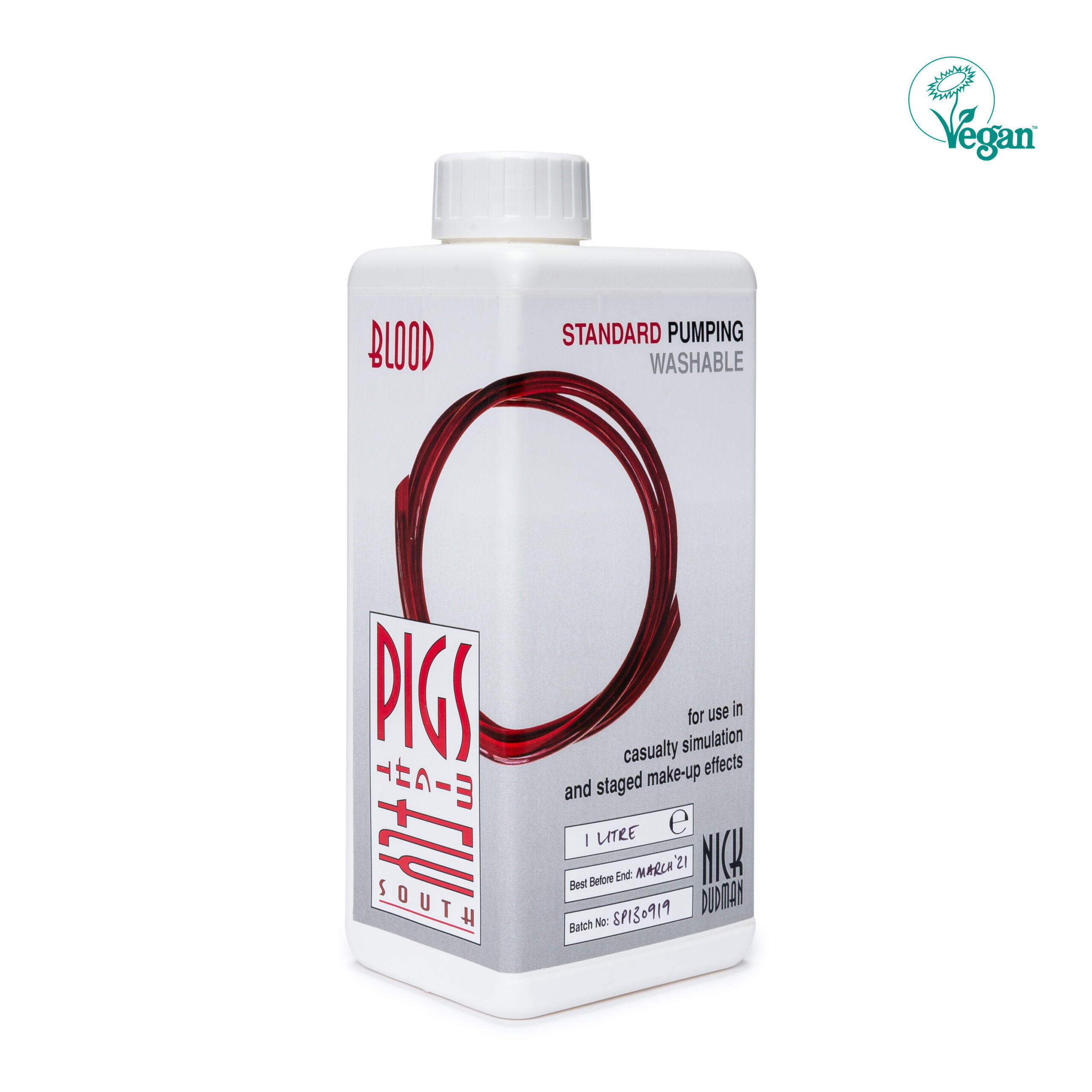 FーBLOOD Artificial Blood PMFS Standard Pumping blood, 1 litre Pigs Might